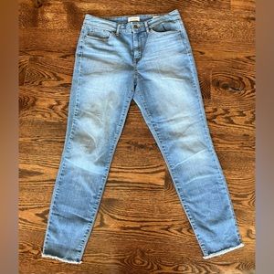 Jessica Simpson Jeans Womens Size 8 High Rise Skinny Ankle Distressed Denim